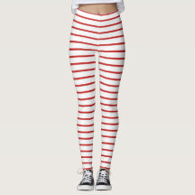 Festive Red en White Striped
