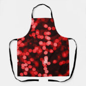 Festive Red Gglowing Lights kerst Schort (Voorkant)