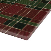 Festive Red, Green and Gold Cozy-kerstcadeautjes Snijplank (Hoek)