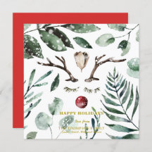 Festive Red Green Foliage Eucalyptus Magnolia