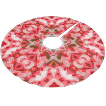 Festive Red Green Geometric Cozy Kerstster
