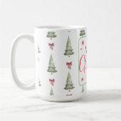 Festive Red Green Merry Christmas Mug Koffiemok (Links)