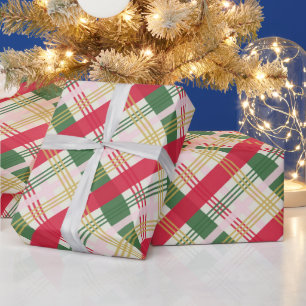 Festive Red Green Pset Holiday Kerstmis Cadeaupapier