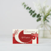 Festive Red-kerstcadeaubon Sjabloon Kortingskaartje (Staand voorkant)