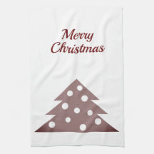 Festive Red Kerstmis Holiday Kitchen Towel