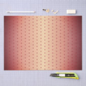 Festive Red Metallic Snowflake Patroon Kerstmis Tissuepapier (Craft)