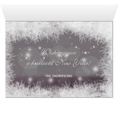 Festive Red New Year 2026 Merry Christmas (Binenzijde Horizontaal (Onderkant))