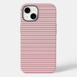 Festive Red Stripes Phone Case