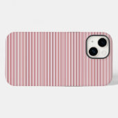 Festive Red Stripes Phone Case (Achterkant (horizontaal))