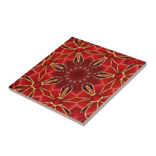 Festive Red Tegeltje