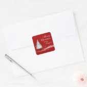 Festive Red & White Kerstmis - Gift Labels (Envelop)