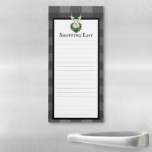 Festive Reindeer Buffalo Pset Shopping List