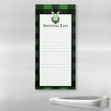 Festive Reindeer Buffalo Pset Shopping List