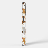 Festive Reindeer Christmas iPhone Case (Achterkant / Rechts)