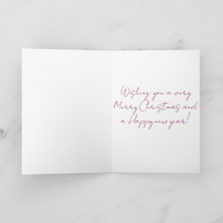 Festive Reindeer Christmas Shower Curtain Kaart