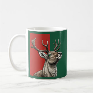 Festive Reindeer Koffiemok