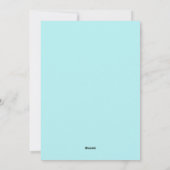 Festive Reindeer, Robin Seasons Greetings Feestdagenkaart (Achterkant)