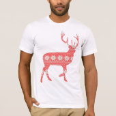 Festive Reindeer T-shirt (Voorkant)