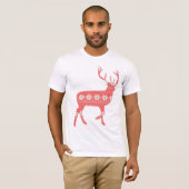 Festive Reindeer T-shirt (Voorkant volledig)