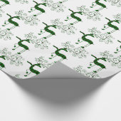 Festive-rendierziekte Cadeaupapier (Hoek)