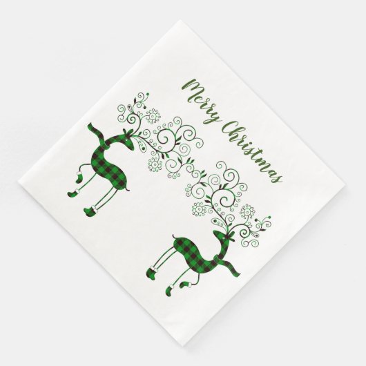 Festive-rendierziekte Servet (Hoek)