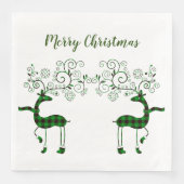 Festive-rendierziekte Servet (Voorkant)