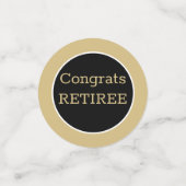 Festive Retirement Party table Confetti (Kleine voorkant)