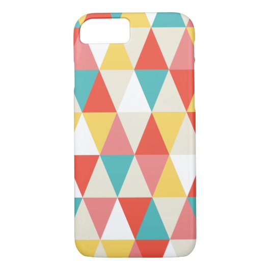 Festive Retro Geometric iPhone 7 Case-Mate iPhone Case (Achterkant)