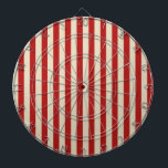 Festive Retro  Vertical PopCorn Stripes Dartbord<br><div class="desc">Een retro-stijl festive popcorn rood en beige strepen decor in horizontale of verticale mode zijn een moderne klassieke grafische ontwerpstijl die altijd een groot aangepast cadeau voor jezelf of voor iemand die speciaal op je lijst staat, deze zijn zeker om bij elke feestelijke gelegenheid een indruk te maken. Stuur ons...</div>