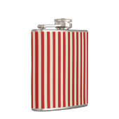 Festive Retro  Vertical PopCorn Stripes Heupfles (Rechts)