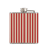 Festive Retro  Vertical PopCorn Stripes Heupfles (Achterkant)