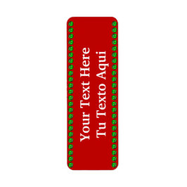 Festive Return Address Labels