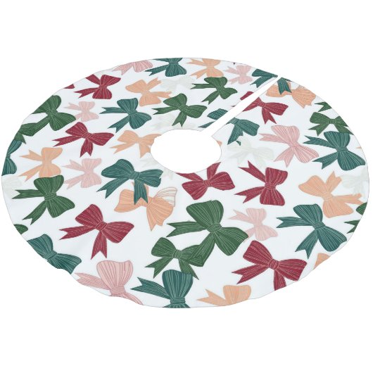 Festive Ribbon Charm Kerstboom Rok (Gekanteld)