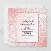 Festive Roos Glitter Kijk Weddenschap Kaart (Voorkant)