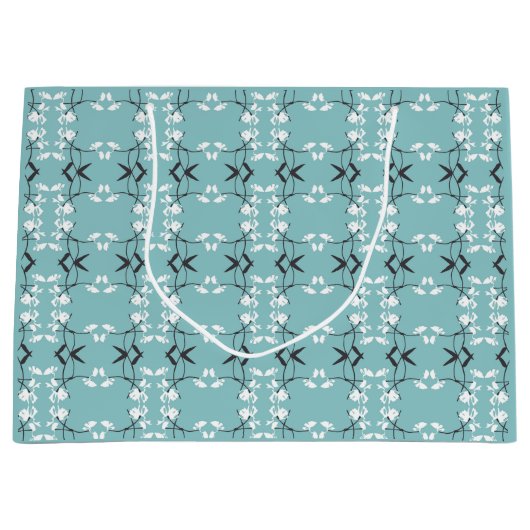 Festive Royal Botanical Robin's Egg Blue Groot Cadeauzakje (Voorkant)