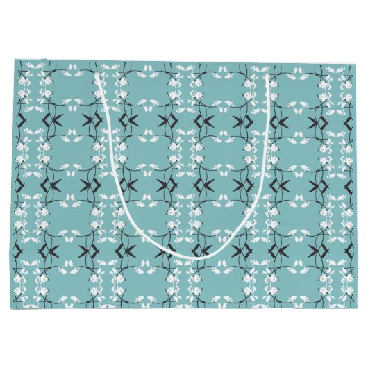 Festive Royal Botanical Robin's Egg Blue Groot Cadeauzakje (Achterkant)