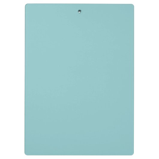 Festive Royal Botanical Robin's Egg Blue Monogram Klembord (Achterkant)