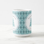 Festive Royal Botanical Robin's Egg Blue Tree Koffiemok (Center)