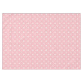 Festive roze witte sneeuwvlok met gevlekte kerst tafelkleed (Voorkant (Horizontaal))