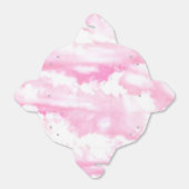 Festive roze wolken bedankdoosjes (Uitgevouwen)