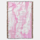 Festive roze wolken deken (Voorkant Verticaal)