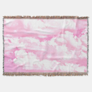 Festive roze wolken deken