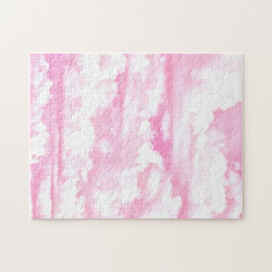 Festive roze wolken legpuzzel (Horizontaal)