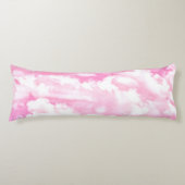 Festive roze wolken lichaamskussen (Voorkant)