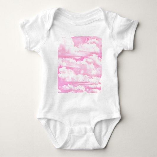Festive roze wolken romper (Voorkant)