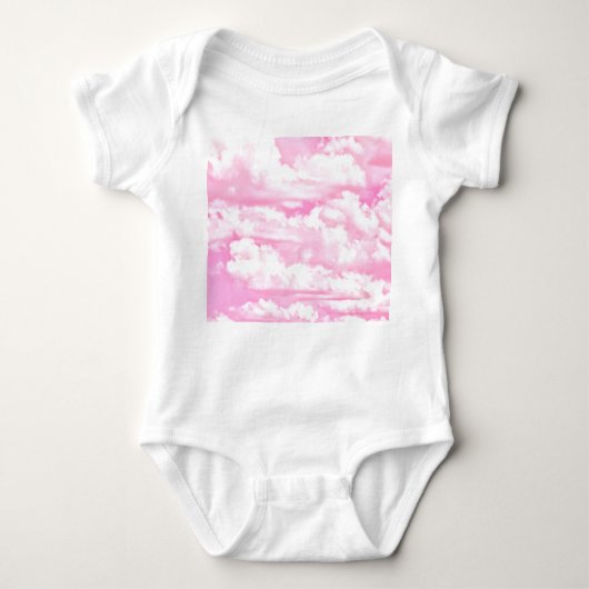 Festive roze wolken romper (Voorkant)