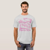 Festive roze wolken t-shirt (Voorkant volledig)