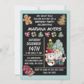 Festive Rustic Gnome kerstavond Kaart (Voorkant)