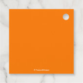 Festive Saint Patrick's Day Green White Sinaasappe Bedankjes Labels (Achterkant)