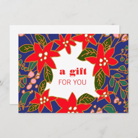 Festive Salon and Spa Holiday Cadeaubon (Voorkant / Achterkant)